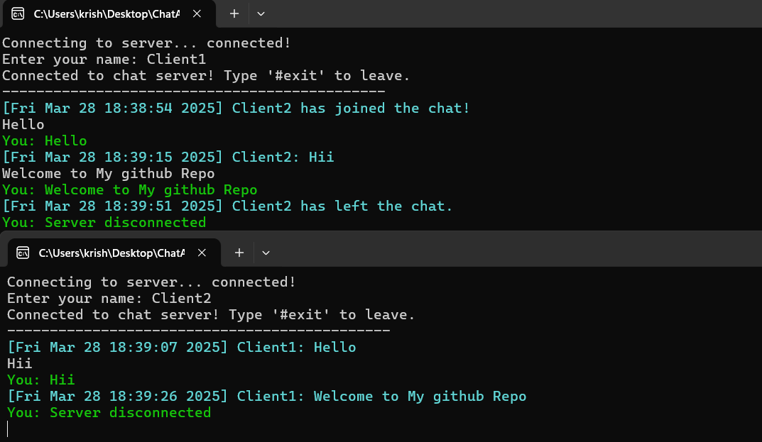 Chatting Application