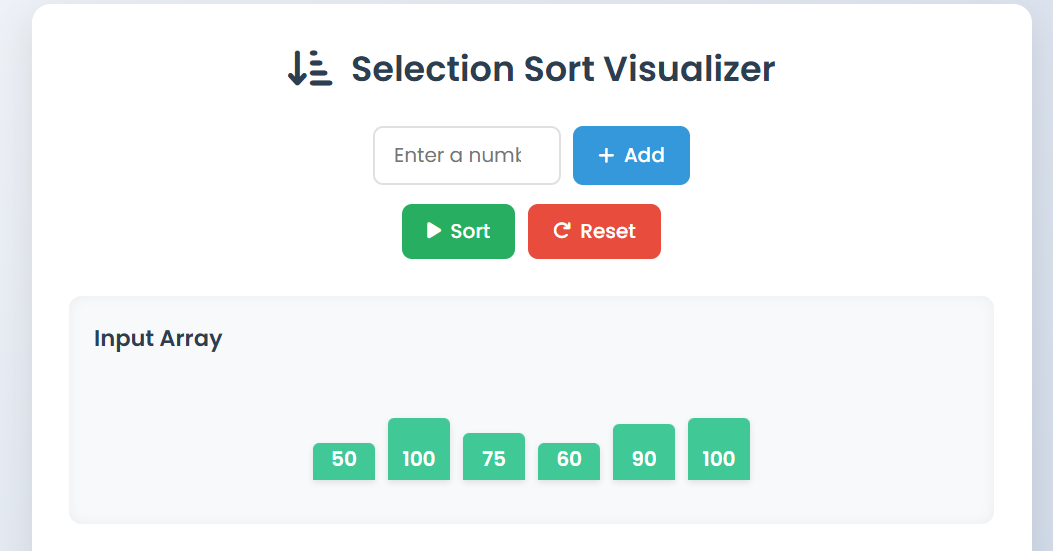 Selection sort